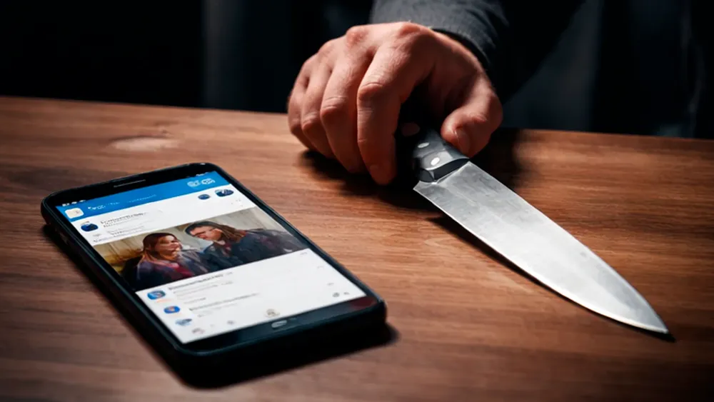 Cuchillo Facebook
