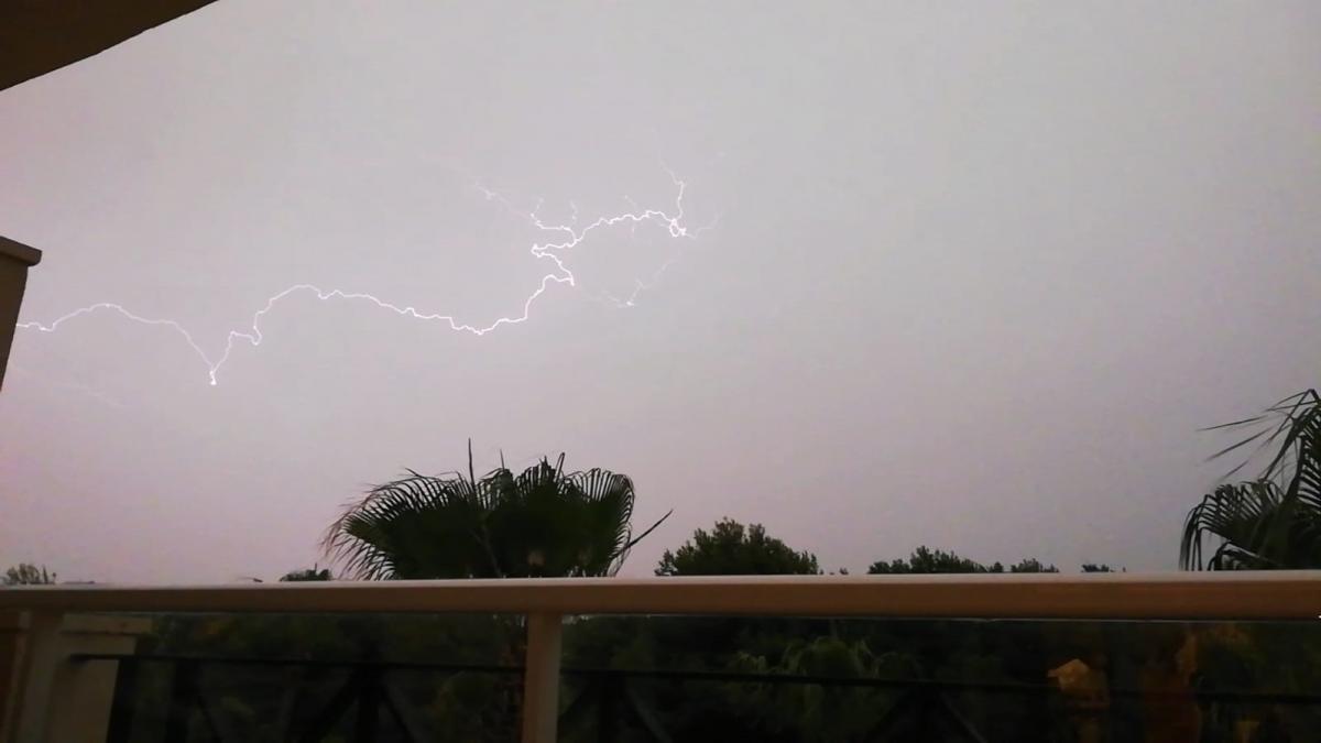 clima tormenta tarde