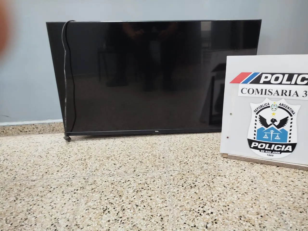 televisor robado